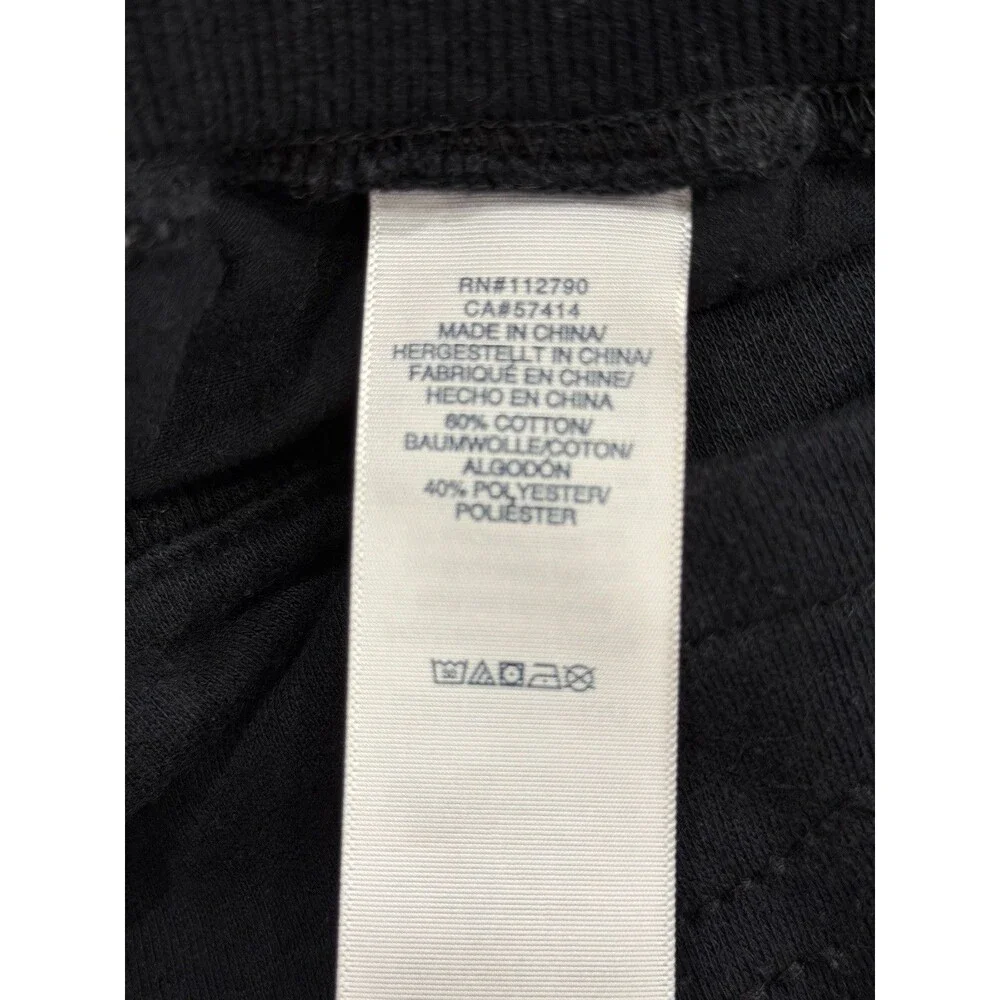 True Religion Men's Relaxed Fit Sweat Shorts Size Large‎ Black Shorts